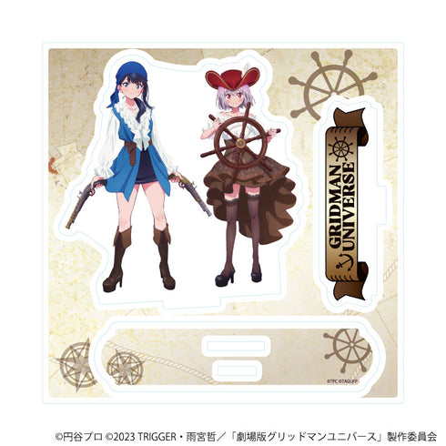 『グリッドマンユニバース』アクリルスタンドプレート16/宝多六花&新条アカネ 海賊ver.(描き下ろしイラスト)